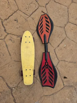 Monopatín y Tabla Waveboard