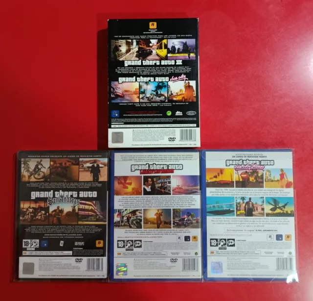 Saga completa grand theft auto gta ps2