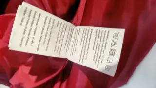 Chaqueta efecto cuero roja Pinkie