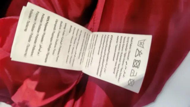 Chaqueta efecto cuero roja Pinkie