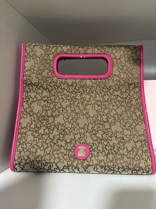 Bolso Tous Mujer Marrón y Rosa