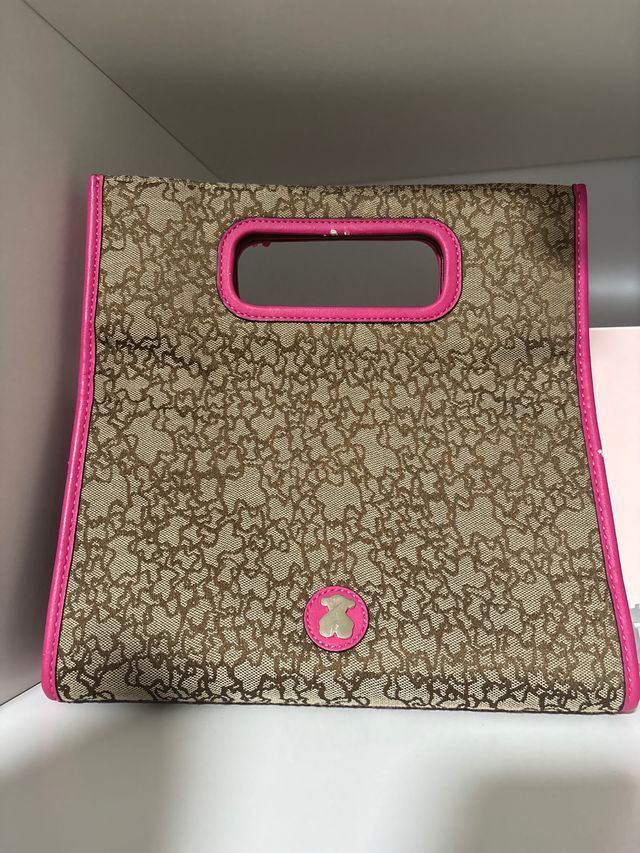 Bolsa Tous Mulher Marrom e Rosa