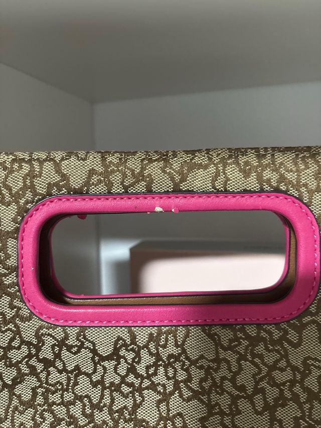 Bolsa Tous Mulher Marrom e Rosa