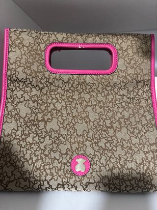 Bolso Tous Mujer Marrón y Rosa