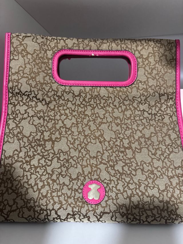 Bolsa Tous Mulher Marrom e Rosa