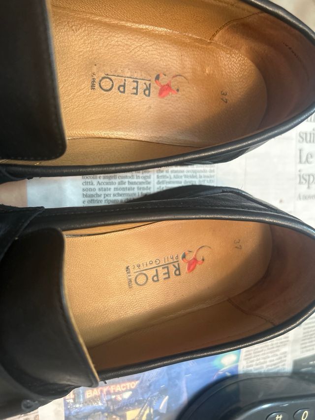 Mocassini donna vera pelle n.37