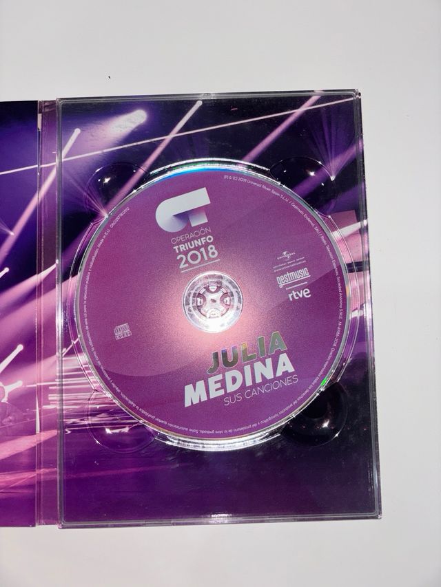 Disco Julia Medina OT Firmado 2 Veces