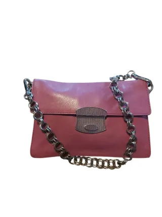 Pochette Prada Rosa con Catena Argento
