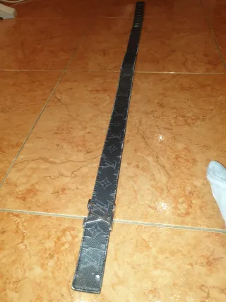 Cinturón Louis Vuitton Nero Grigio