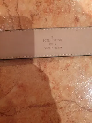 Cinturón Louis Vuitton Nero Grigio