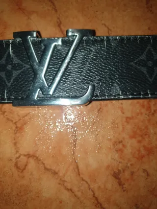 Cinturón Louis Vuitton Nero Grigio