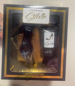 Ferrera Stiletto Set Perfume y Loción Mujer
