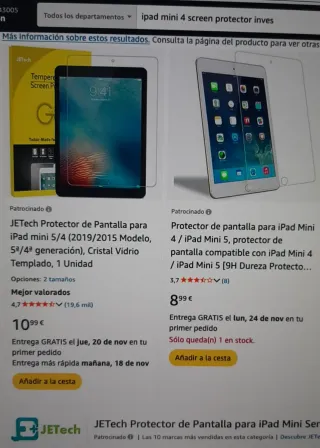 Protector Pantalla Cristal Templado iPad Mini 4