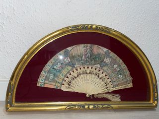 Abanico Español Romántico Siglo XIX