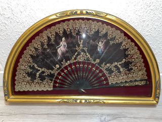 Abanico Español Romántico Siglo XIX