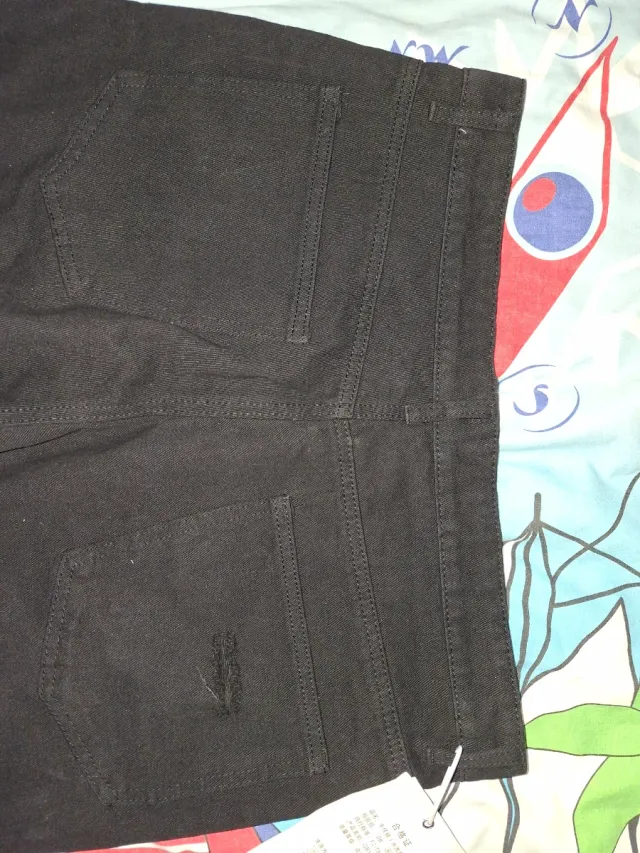 Vaqueros cortos pintados