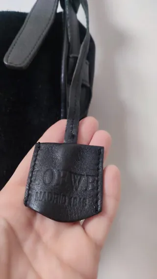 Bolso Loewe Piel Ante Negro