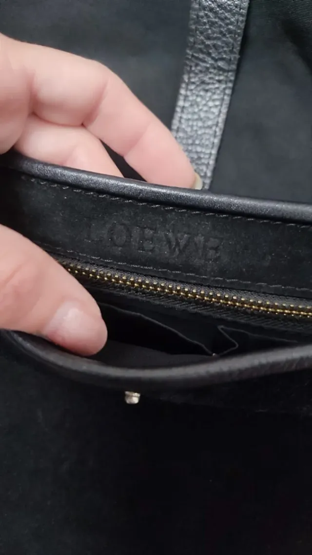 Bolso Loewe Piel Ante Negro