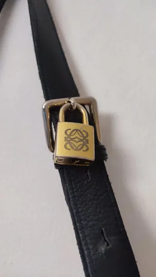 Bolso Loewe Piel Ante Negro