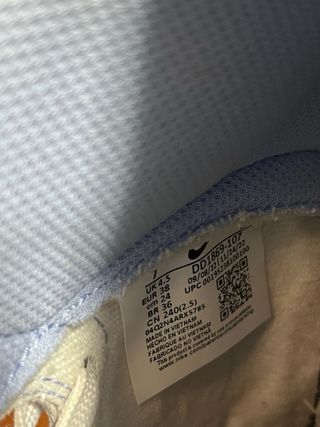 Nike Dunk High Edición Limitada Talla 38