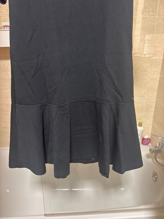 Vestido Tommy Jeans Negro con Logo