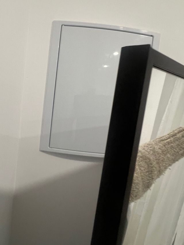 Espejo cuerpo entero negro