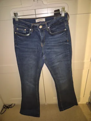 Jeans campana Zara azul