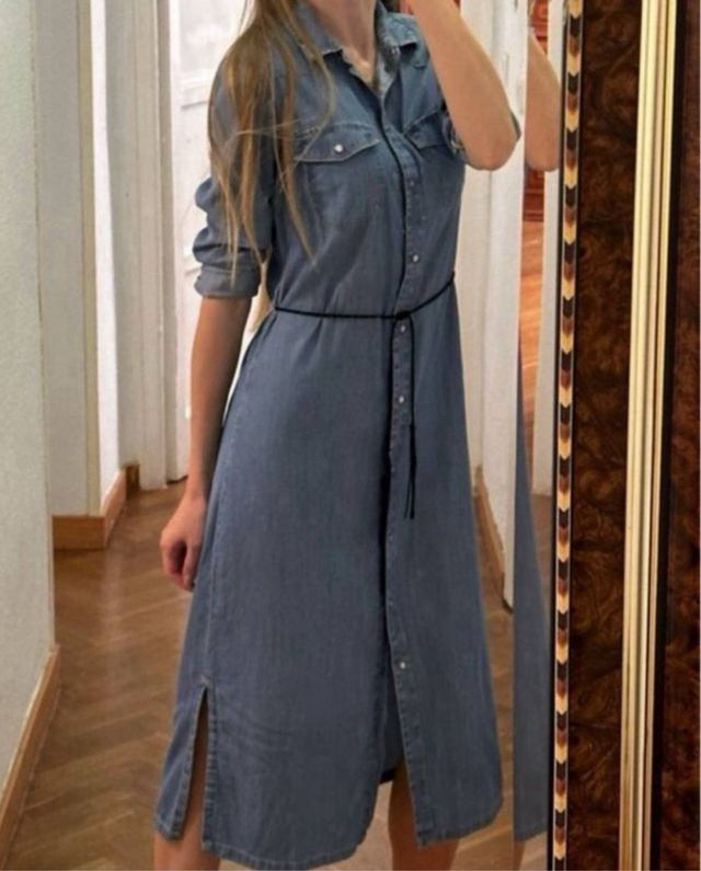 Vestido largo Springfield Talla S