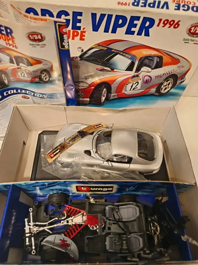 Maquetas Dodge Viper carrocería metal Burago