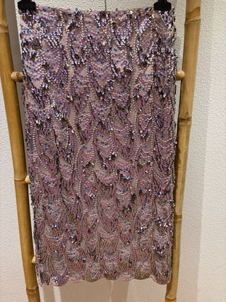 Falda Zara Lentejuelas