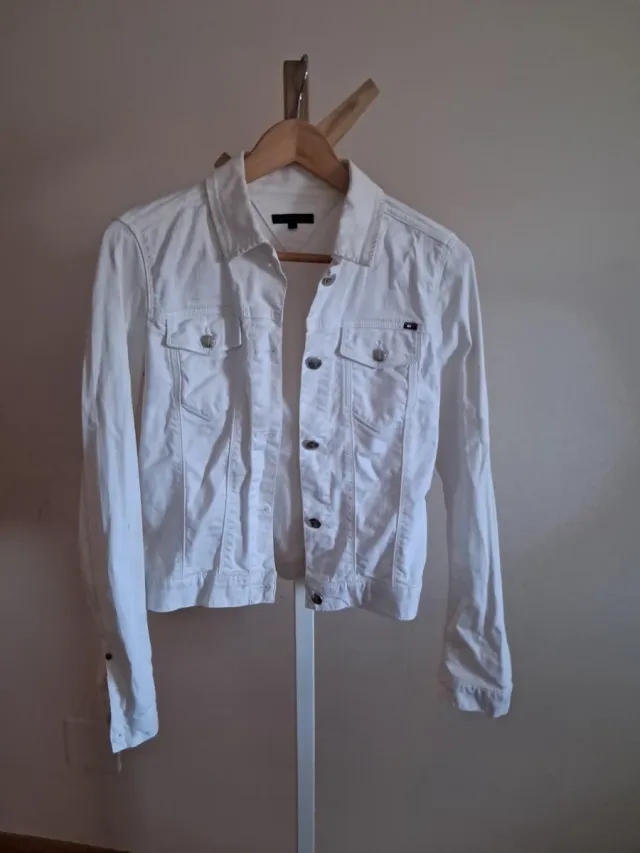 Cazadora vaquera Tommy Hilfiger blanca