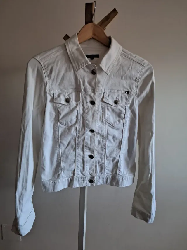 Cazadora vaquera Tommy Hilfiger blanca