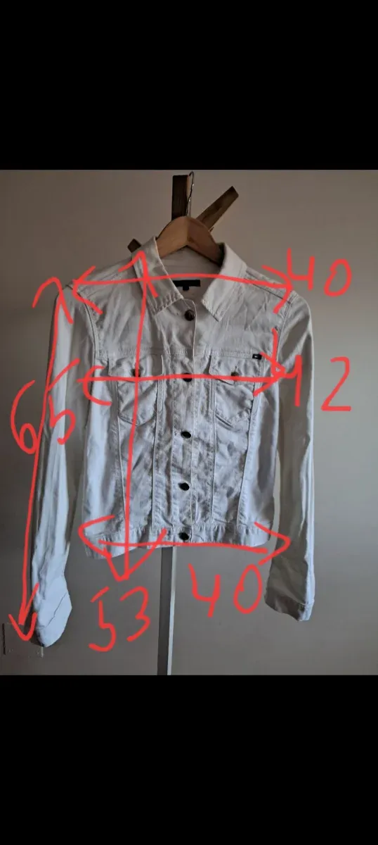 Cazadora vaquera Tommy Hilfiger blanca