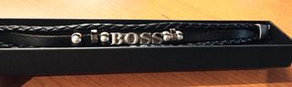Pulsera Hugo Boss Cuero Trenzado y Metal - Mod. 1