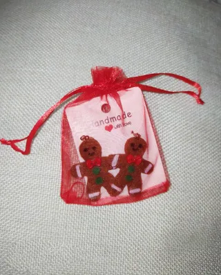 Pendientes Navideños Artesanales