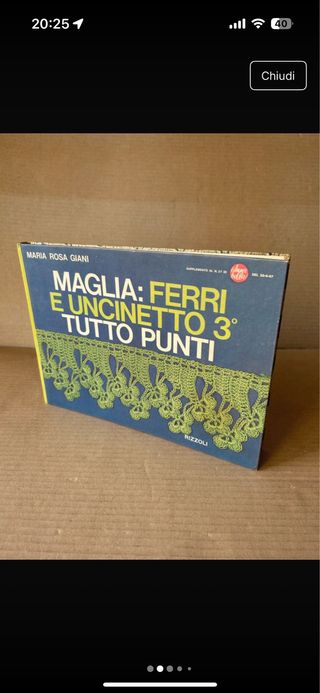 Maglia ferri e uncinetto 1967