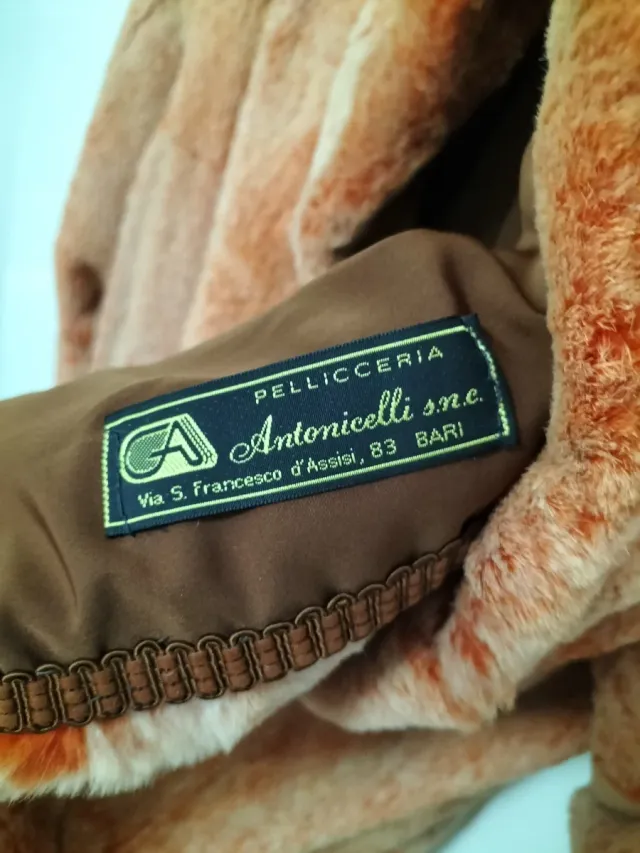 Chaquetón de pieles vintage