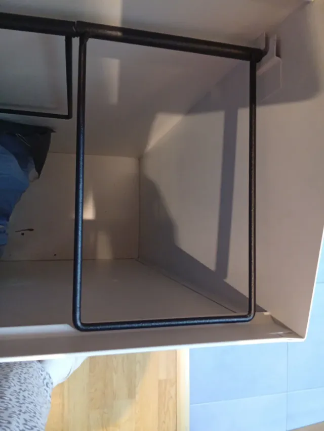 Contenedor Metálico Triple Reciclaje