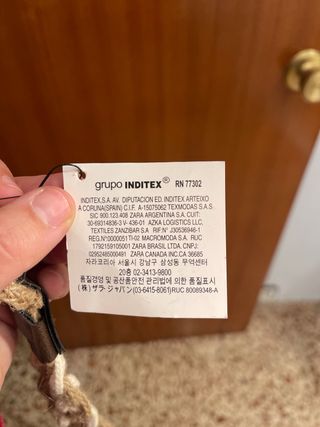 Cinturón Zara trenzado