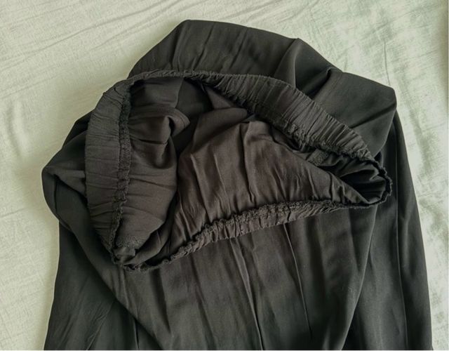 Falda tubo corte negra Halloween / Talla L