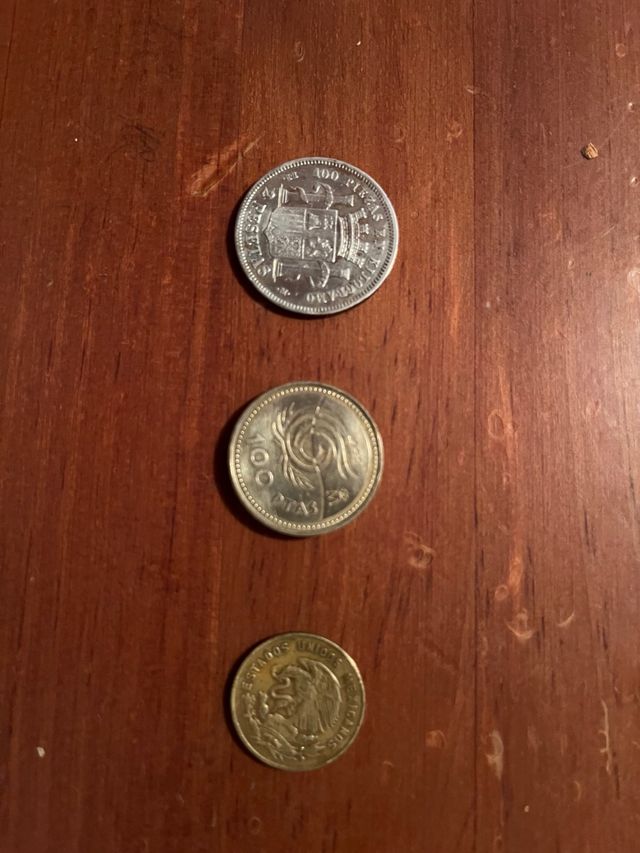 Moneda España plata año 1870, y 1999