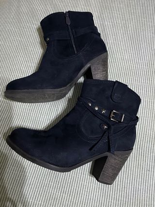 Botines azul marino