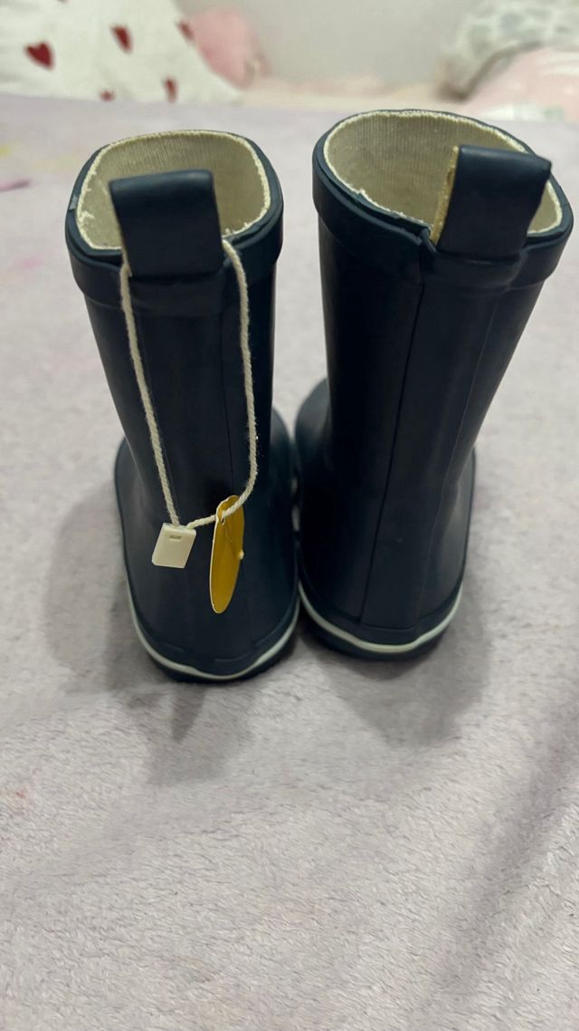 Botas de agua infantiles azul marino Talla 21