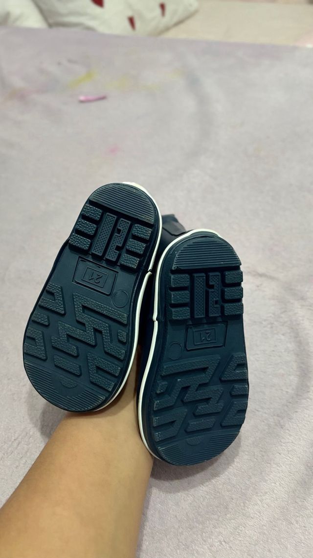 Botas de agua infantiles azul marino Talla 21
