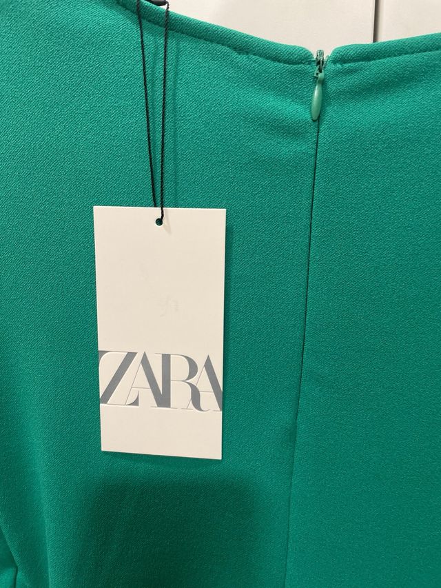 Vestido verde midi talla XS