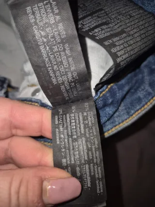 Zara Vaqueros Rectos Azules