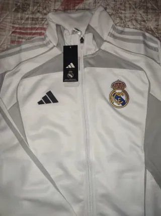 Tuta Real Madrid Adidas 25/26 Grigio Bianco