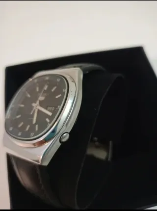 Reloj Seiko Automático Negro/Plata