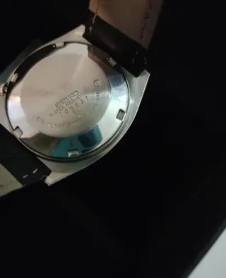 Reloj Seiko Automático Negro/Plata