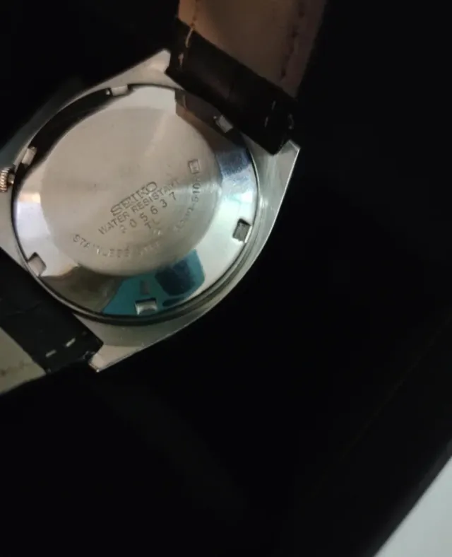 Reloj Seiko Automático Negro/Plata